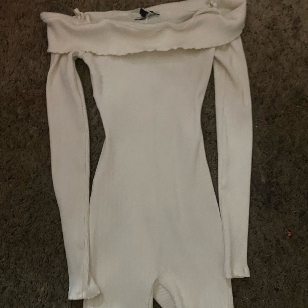 Hollister Off-Shoulder White Bodysuit